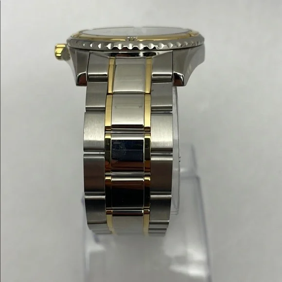 New Bulova Two Tone Diamond Dial Mena Watch